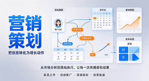 武山县营销策划